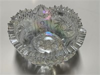 GR8!! IMPERIAL IRIDESCENT CARNIVAL GLASS BOWL