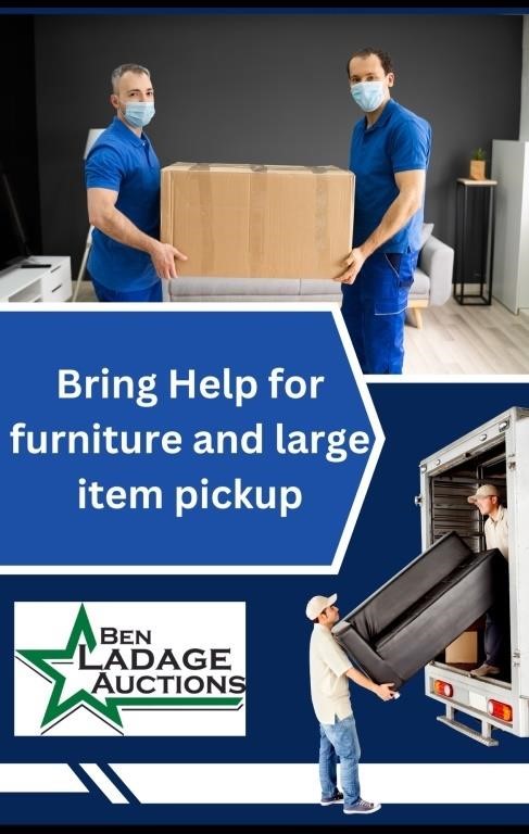 Bring assistance to move furniture & large items