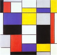 Composition A Giclee LTD EDT by Piet Mondrian