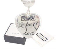 Gucci Blind For Love Heart Necklace