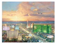 Viva Las Vegas Art Print by Thomas Kinkade