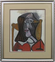 FEMME AU FAUTEUIL GICLEE BY PABLO PICASSO