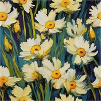 Daisies Limited Edition Signed by Van Gogh LTD