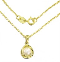 Round Cultured Pearl Necklace