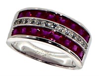 Quality 2.00 ct Invisible Set Ruby Ring