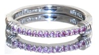 Elegant 1/2 ct Pink Sapphire Stackable Ring