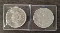 (2) One Ounce Silver Rounds #6
