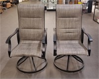 (2) Swivel Patio Chairs