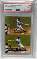 Graded Mickey Mantle Card