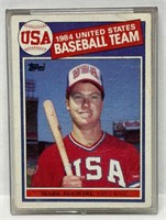 1985 Topps Mark McGwire Rookie Olympic Card