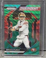Rare Brock Purdy Green Emergent Card