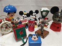 Mickey Mouse Lot Lawn sprinkler, portable radio,