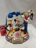 Mickey's Dixieland Band Telephone, animated,