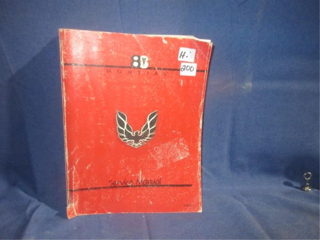 1988 firebird service manual