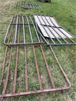 6 IRON FARM  GATES " IN ROUGH CONDITION "