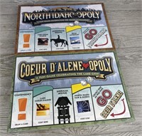 (2) Idaho Monopoly Board Games