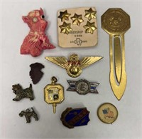 Assorted Small Pins - Some Military