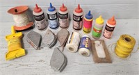 Assortment of Construction Liner & Marking Chalk