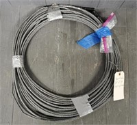 ¼" Cable w/ (4) Clamps