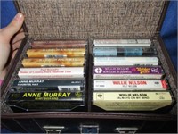 cassettes and case