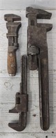 (3) Vintage Monkey Wrenches