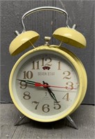 1970s Seven Star Metal Alarm Clock w/ Ringer