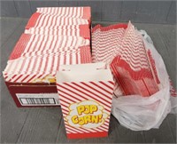 Box & Bag Of Popcorn Serving Boxes