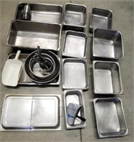 Various Stainless Pans - Serving Pans