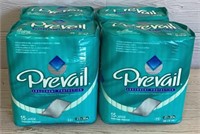 (4) Packs of Prevail 23x26" Disposable Pads