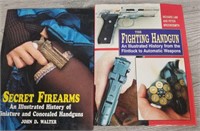 (2) Fire Arms and Fighting Handguns Books