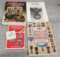 (4) Military Collectible Books