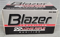 (500) CCI Blazer .22 LR Cartridges