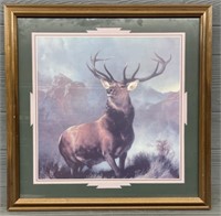 Elk Print Framed