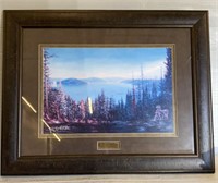 Signed Print Artist Jay Fisher Framed Beautiful