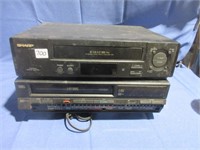 Sharp VCR & Emerson Stereo Receiver