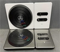 (2) DJ Hero Turntables for PS3