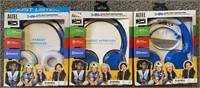 (3) Sets of Altec Kids Bluetooth Headphones