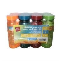 Play Day 8Pk 4Floz Bubble Solution Red, Orange,...