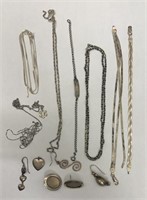 Assorted Sterling Silver Scrap Jewelry