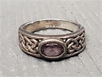 Sterling Silver Ring w/ Stone