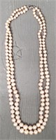 Pink Pearl Double Chain Necklace