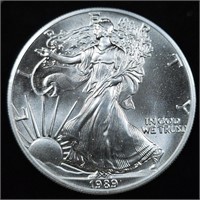 1989 American Silver Eagle - Gem BU