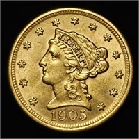1905 $2.50 Gold Liberty - BU