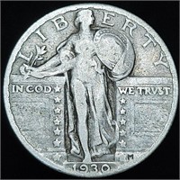 1930 Standing Liberty Quarter - VG/Fine Scratched