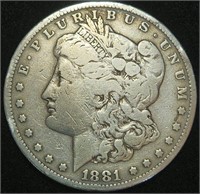 1881-O Morgan Dollar - Tougher Date