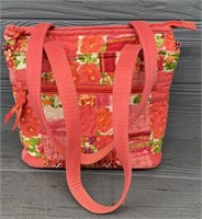 Donna Sharp Quilted Pink Floral Handbag
