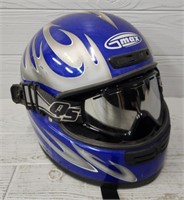 Blue JMax Motorcycle Helmet