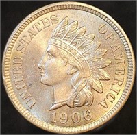 1906 Indian Head Cent - PQ Gem!