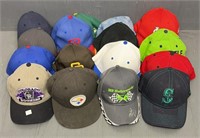 (16) Assorted Baseball & Football Hats