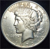 1923-S Silver Peace Dollar - Very Fine Coin!